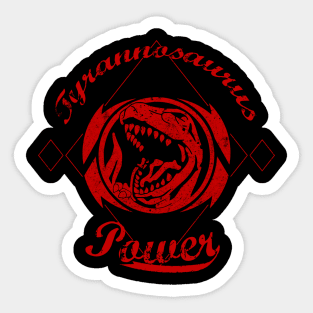 Tyrannosaurus Power Sticker